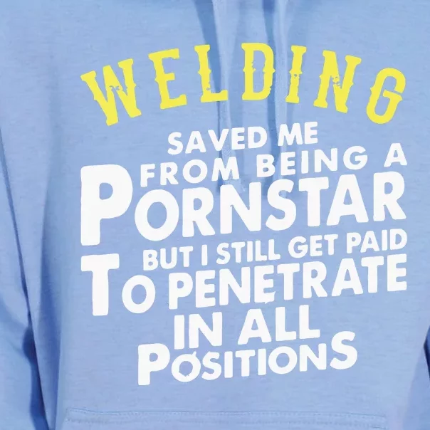 Funny Welding Gifts For Proud Welders Unisex Surf Hoodie