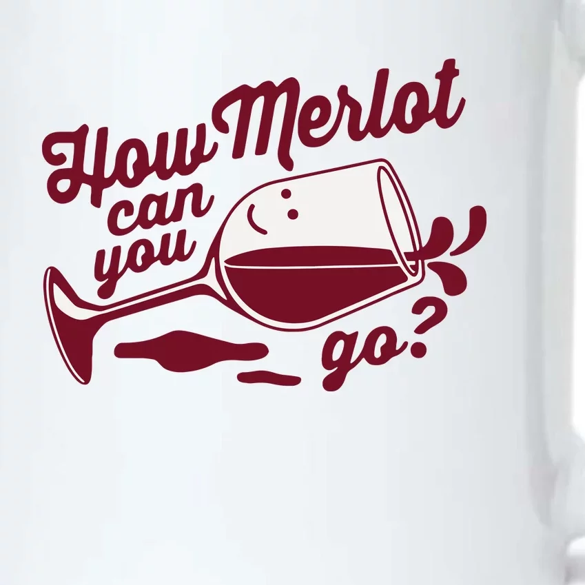 Funny Wine Glass Gift How Merlot Can You Go Limbo Designs Black Color Changing Mug