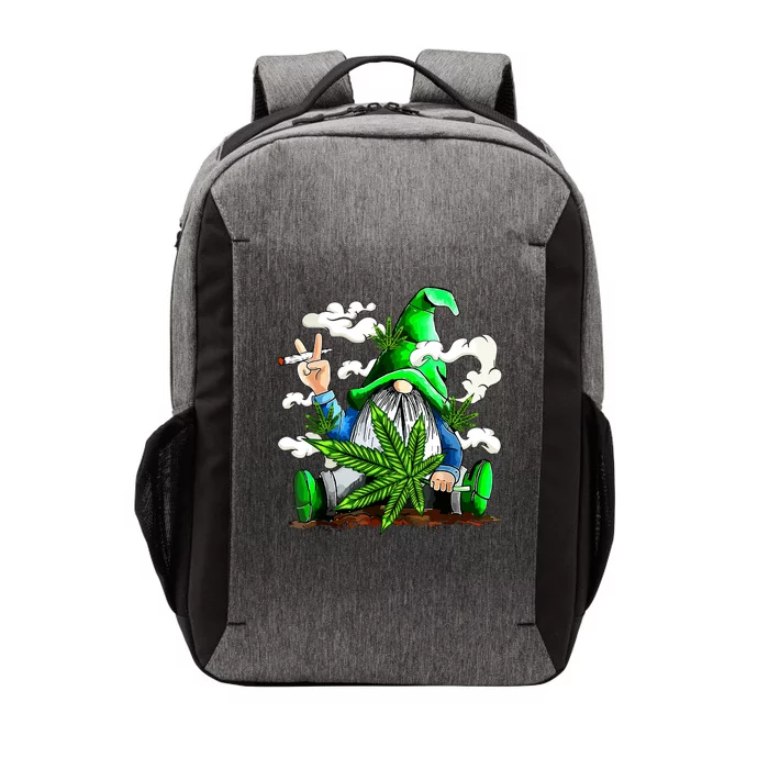 Funny Weed Gnome Marijuana Pot Leaf 420 St Patricks Day Vector Backpack