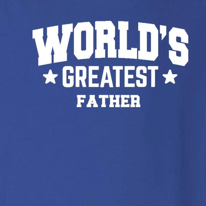 Father Worlds Greatest Black Cute Gift Toddler Long Sleeve Shirt