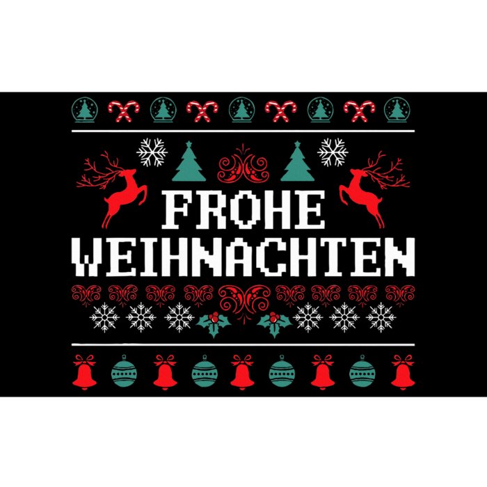 Frohe Weihnachten German Merry Christmas Holidays Germany Bumper Sticker