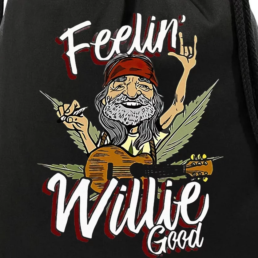 Feelin Willie Good Drawstring Bag