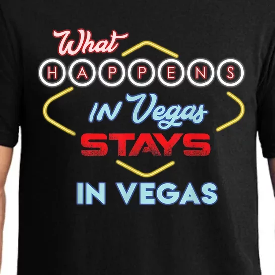 Funny What Happens In Vegas Stays In Vegas Gift Pajama Set