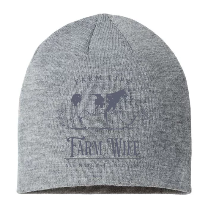 Farm Wife Homeschool Mom 8 1/2in Sustainable Knit Beanie