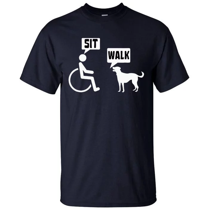 Funny Wheelchair Humor Joke For A Disability In A Wheelchair Tall T-Shirt