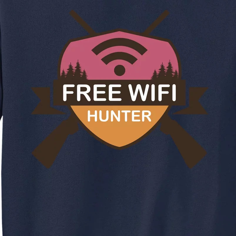 Free Wifi Hunter Tall Sweatshirt