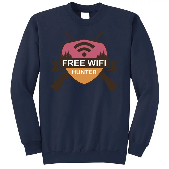 Free Wifi Hunter Tall Sweatshirt