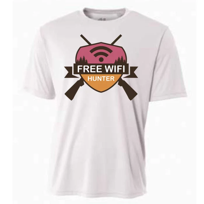 Free Wifi Hunter Cooling Performance Crew T-Shirt