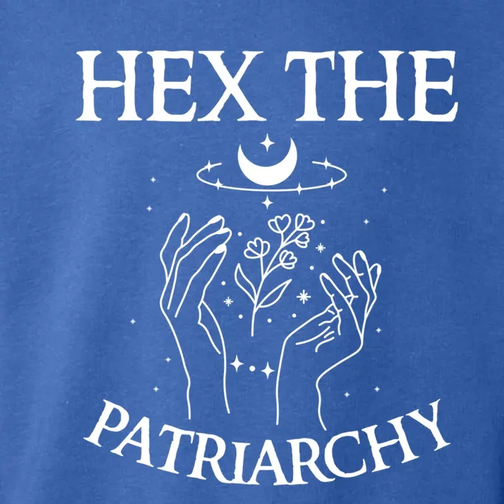 Feminist Witch Hex The Patriarchy Witchcraft Wiccan Gift Toddler Hoodie