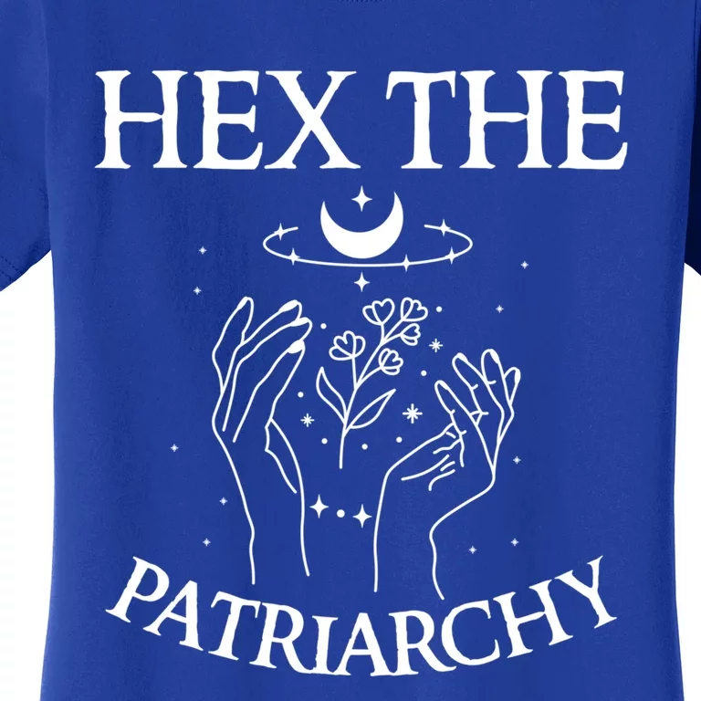 Feminist Witch Hex The Patriarchy Witchcraft Wiccan Gift Women's T-Shirt