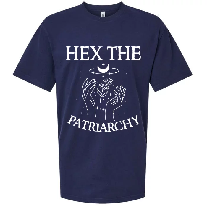 Feminist Witch Hex The Patriarchy Witchcraft Wiccan Gift Sueded Cloud Jersey T-Shirt