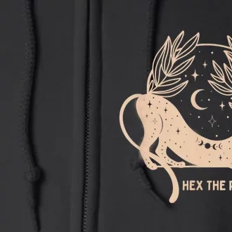 Feminist Witch, Hex The Patriarchy Full Zip Hoodie