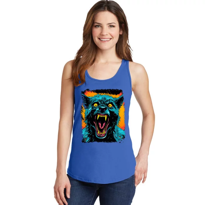 Frightnightfits Werewolf Halloween Ladies Essential Tank