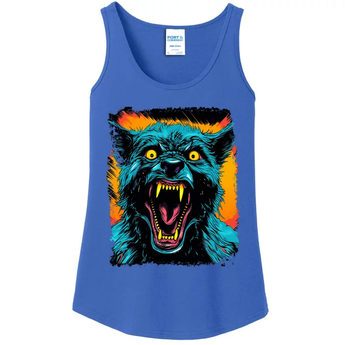 Frightnightfits Werewolf Halloween Ladies Essential Tank