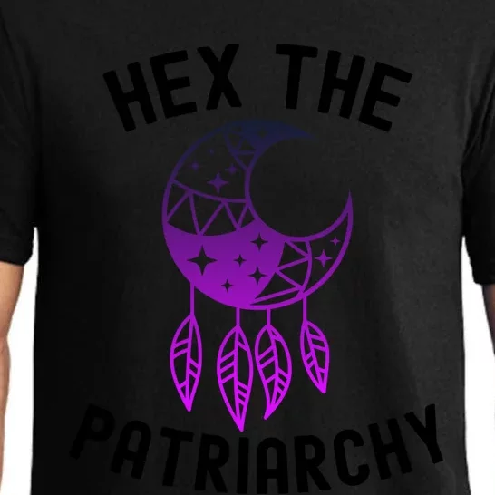 Feminist Witch Hex The Patriarchy Gift For Women Girls Meaningful Gift Pajama Set