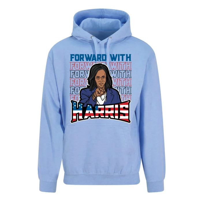 Forward With Harris Cute Gift Unisex Surf Hoodie