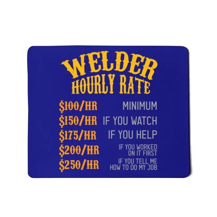 Fun Welder Hourly Set Great Gift Mousepad