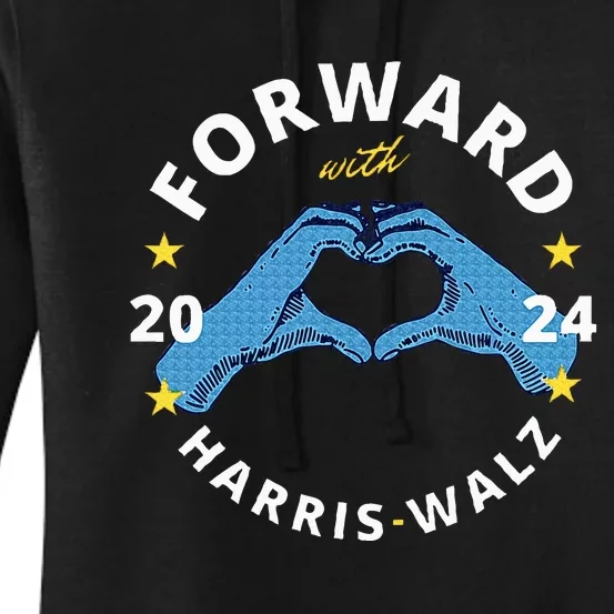 Forward With Harris Walz Women's Pullover Hoodie