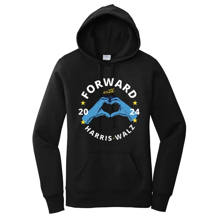 Forward With Harris Walz Women's Pullover Hoodie