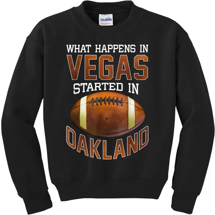 Funny What Happens American Football Fans Kids Sweatshirt