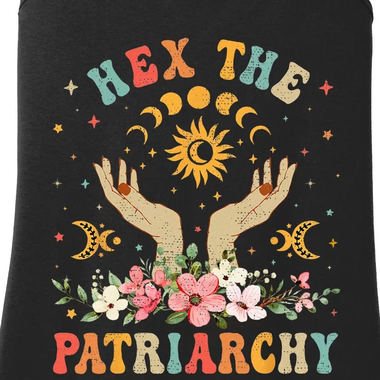 Feminist Witch Hex The Patriarchy Halloween Witch Vibes Ladies Essential Tank