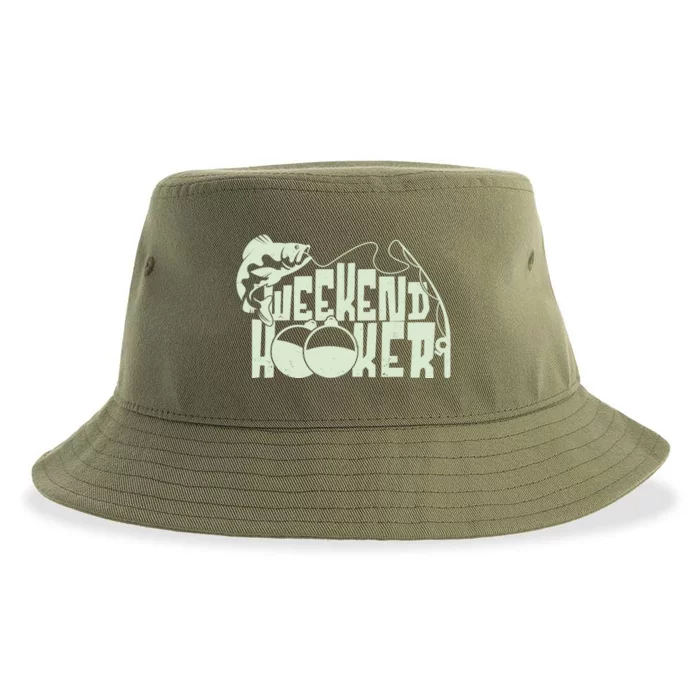 Funny Weekend Hooker Fishing Fan Sustainable Bucket Hat