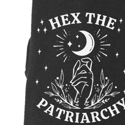 Feminist Witch Hex The Patriarchy Doggie 3-End Fleece Hoodie