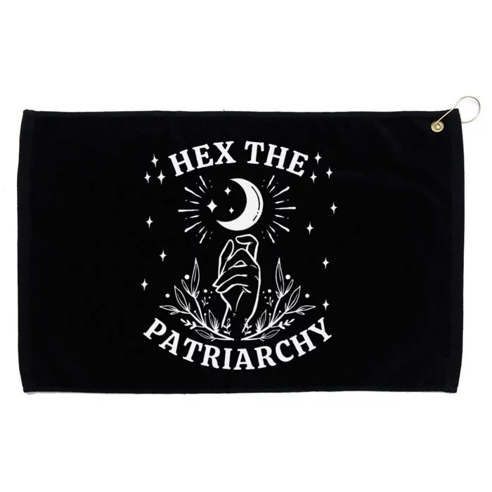 Feminist Witch Hex The Patriarchy Grommeted Golf Towel