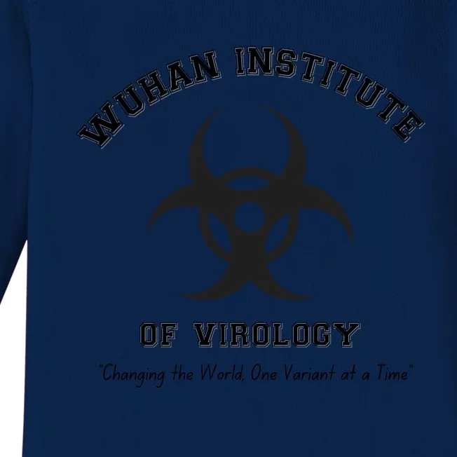 Funny Wuhan Institute Of Virology Anti Mask Mandate Stand Up for Medical Freedom Baby Long Sleeve Bodysuit