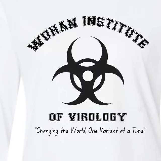 Funny Wuhan Institute Of Virology Anti Mask Mandate Stand Up for Medical Freedom Womens Cotton Relaxed Long Sleeve T-Shirt