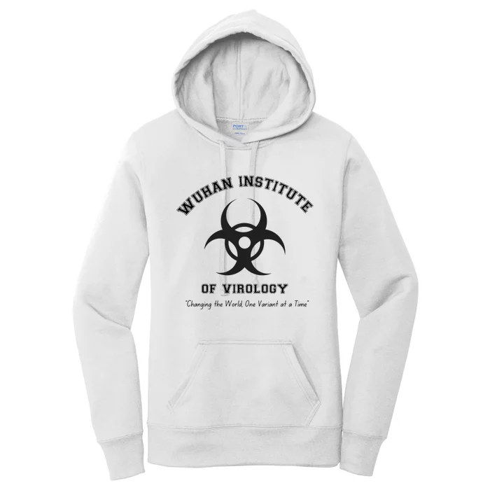 Funny Wuhan Institute Of Virology Anti Mask Mandate Stand Up for Medical Freedom Women's Pullover Hoodie