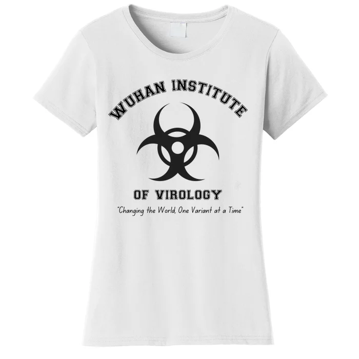 Funny Wuhan Institute Of Virology Anti Mask Mandate Stand Up for Medical Freedom Women's T-Shirt