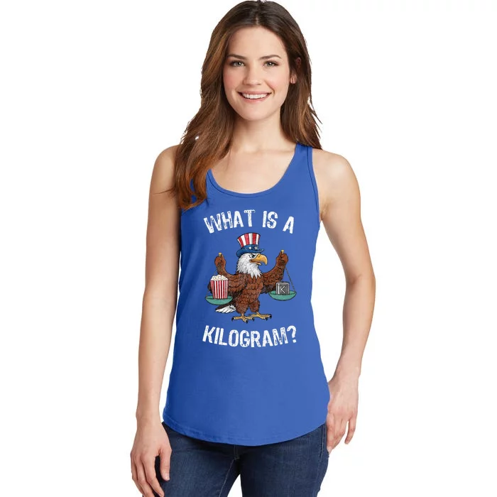 Funny What Is A Kilogram 4th Of July Ladies Essential Tank