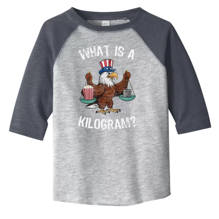 Funny What Is A Kilogram 4th Of July Toddler Fine Jersey T-Shirt