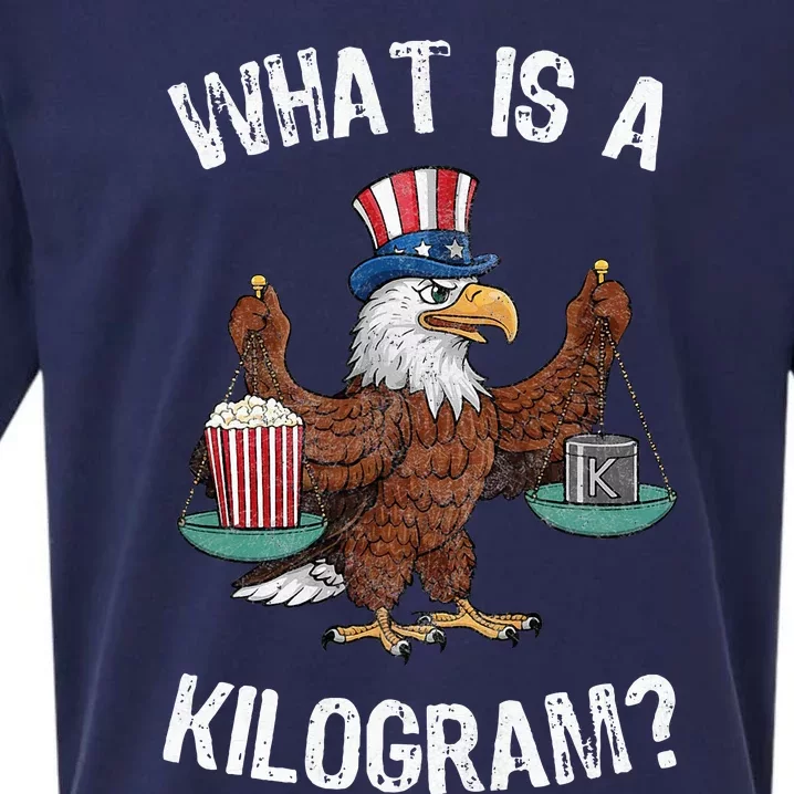 Funny What Is A Kilogram 4th Of July Sueded Cloud Jersey T-Shirt