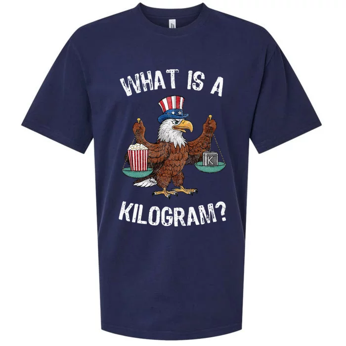 Funny What Is A Kilogram 4th Of July Sueded Cloud Jersey T-Shirt