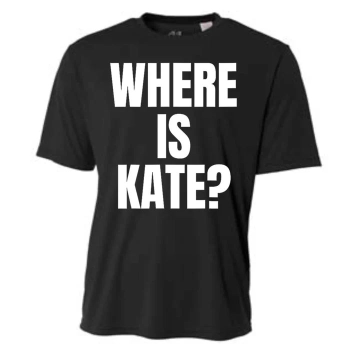 Funny Where Is Kate Royal Family Kate Middleton Cooling Performance Crew T-Shirt