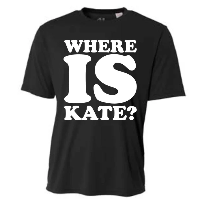 Funny Where Is Kate Royal Family Kate Middleton Cooling Performance Crew T-Shirt