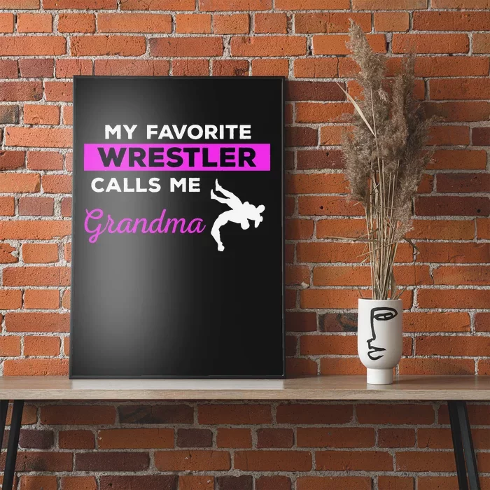 Funny Wrestling I Am A Wrestler Poster