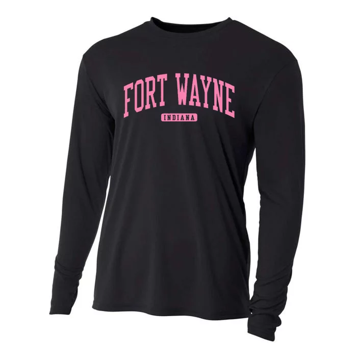 Fort Wayne Indiana In College Cooling Performance Long Sleeve Crew