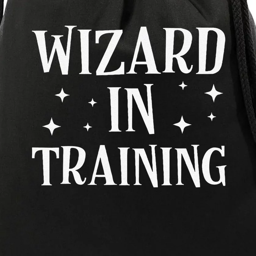 Funny Wizard In Training Easy Halloween Drawstring Bag