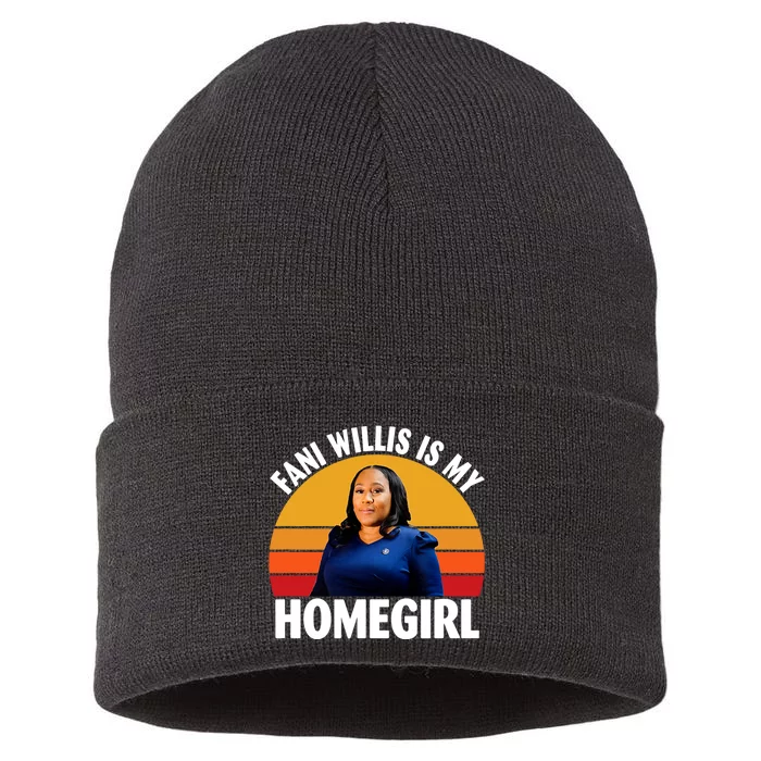 Fani Willis Is My Homegirl Sustainable Knit Beanie