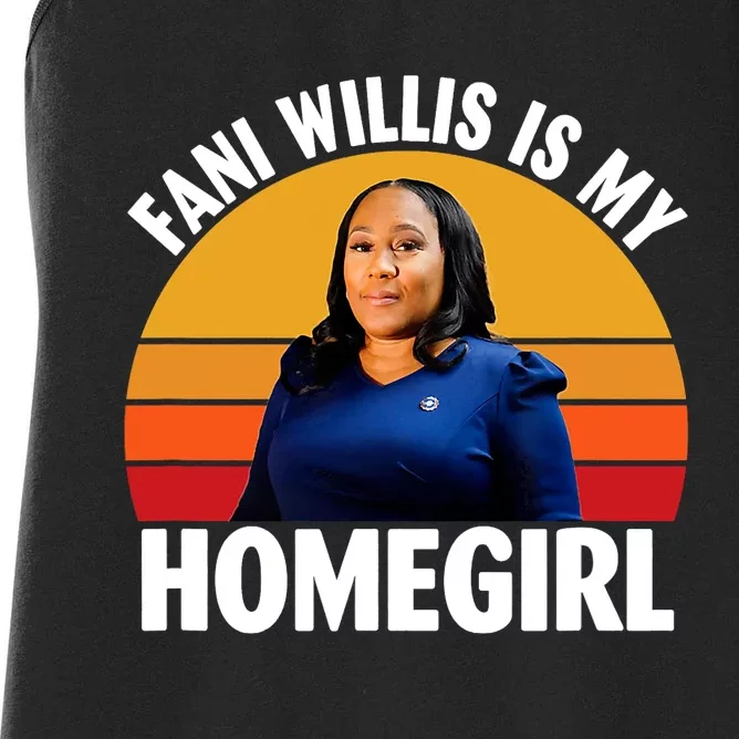 Fani Willis Is My Homegirl Women's Racerback Tank