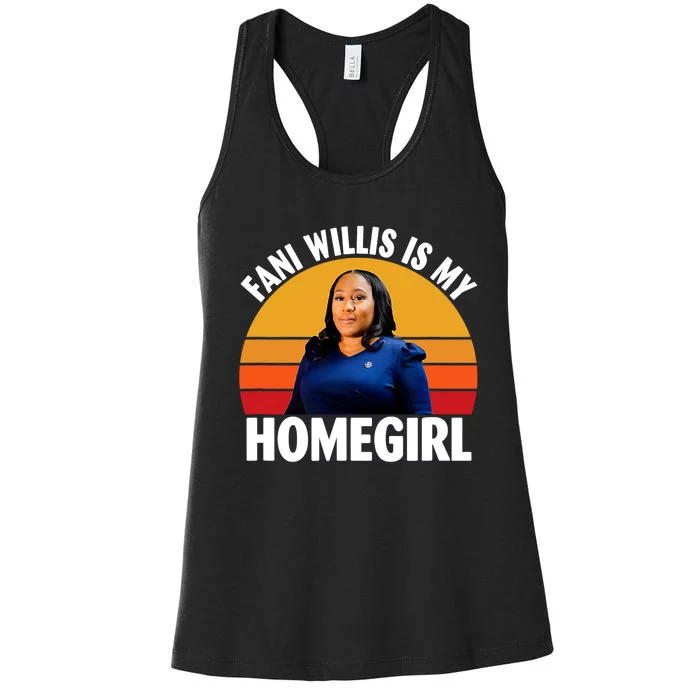 Fani Willis Is My Homegirl Women's Racerback Tank