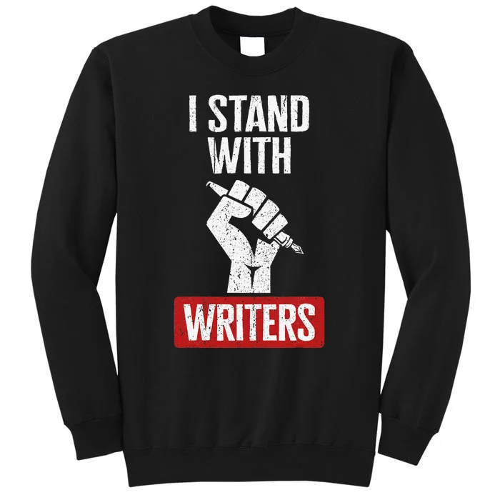 Fair Wages I Stand With Writers Guild Of America WGA Strike Sweatshirt