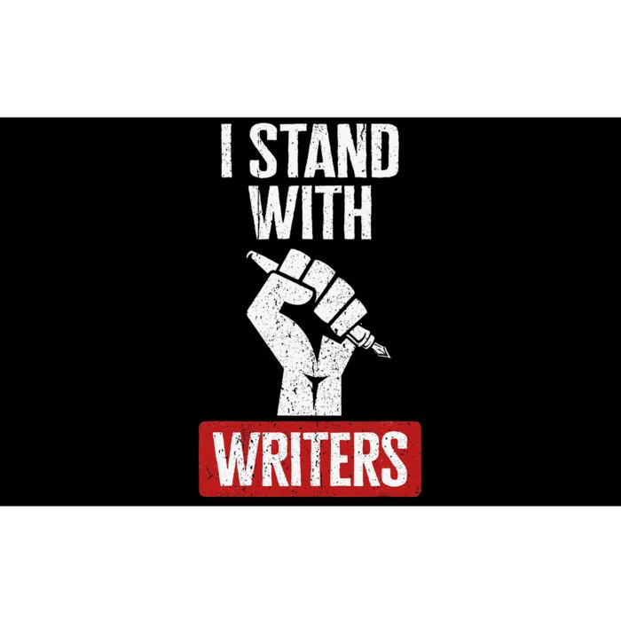 Fair Wages I Stand With Writers Guild Of America WGA Strike Bumper Sticker