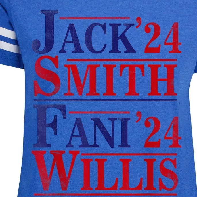 Fani Willis Jack Smith For President 2024 Enza Ladies Jersey Football T-Shirt