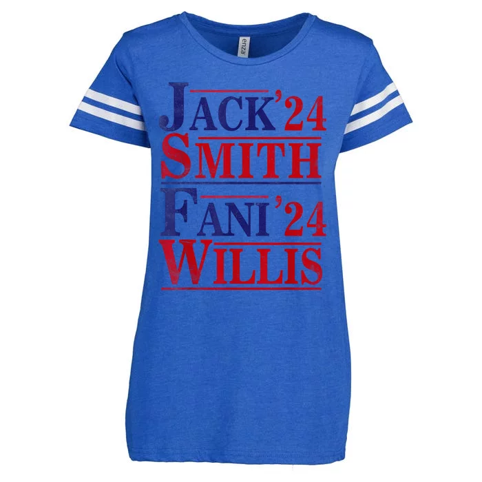 Fani Willis Jack Smith For President 2024 Enza Ladies Jersey Football T-Shirt