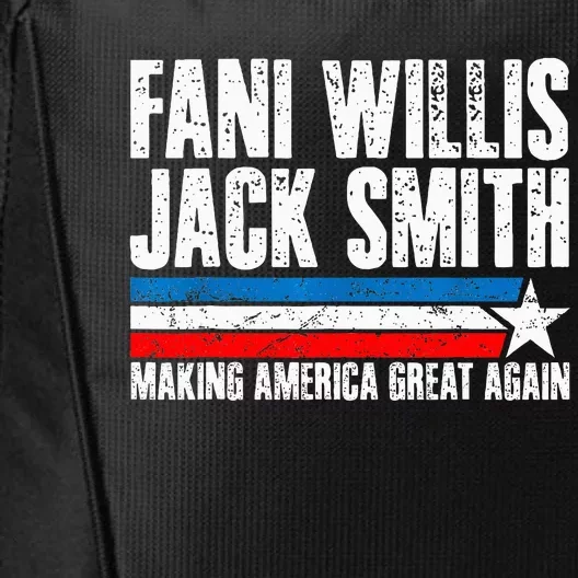 Fani Willis Jack Smith For President 2024 Retro City Backpack