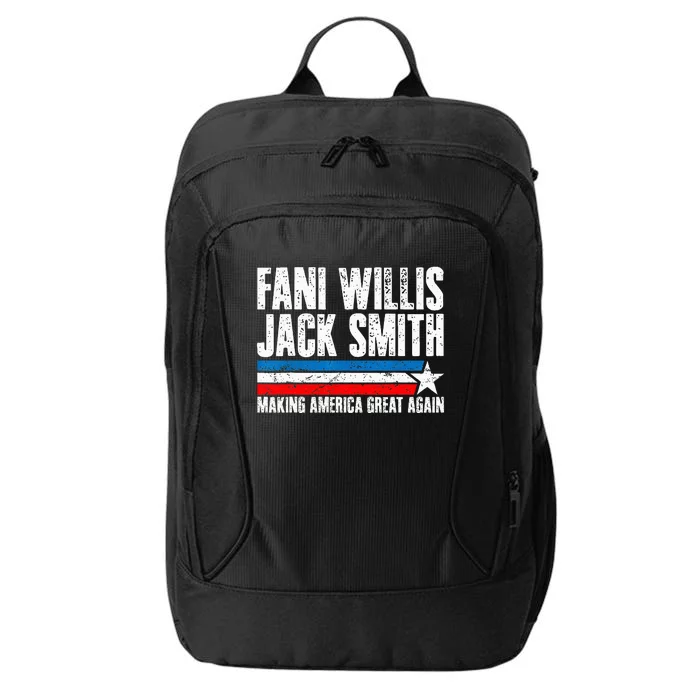 Fani Willis Jack Smith For President 2024 Retro City Backpack